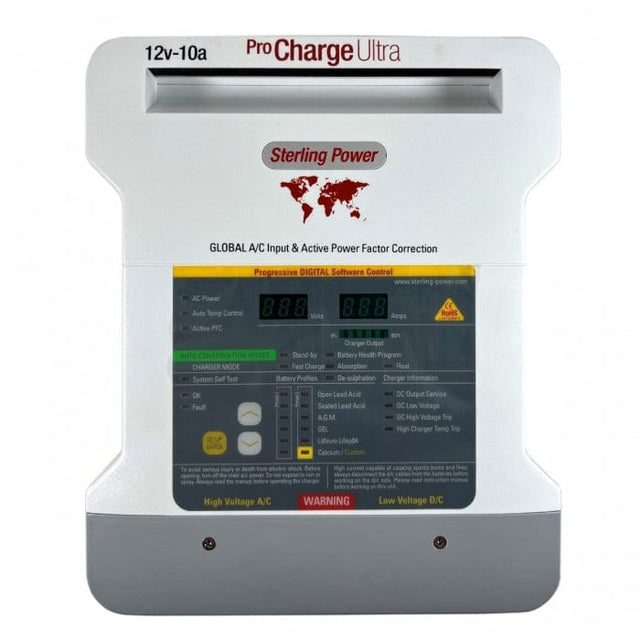 Sterling Power Qualifies for Free Shipping Sterling Power Pro Charge Ultra 12v 10a 2-Bank Charger #PCU1210