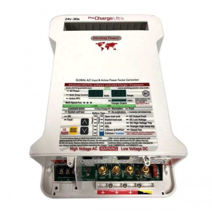 Sterling Power Qualifies for Free Shipping Sterling Power Pro Charge Ultra 24v 30a 3-Bank Charger #PCU2430