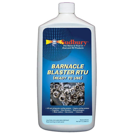 Sudbury Boat Care Qualifies for Free Shipping Sudbury Barnacle Blaster 32 oz Ready to Use #870-32
