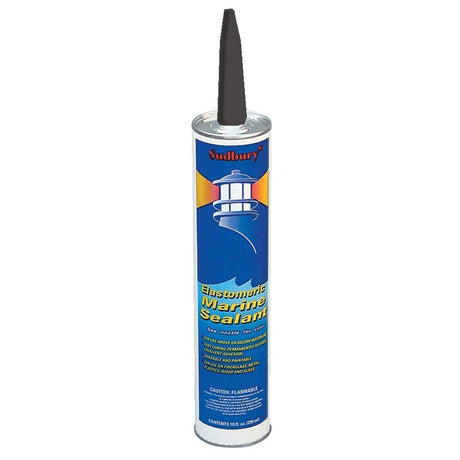 Sudbury Boat Care Hazardous Item - Not Qualified for Free Shipping Sudbury Boat Care Elastomeric Marine Sealant Black 10 oz #302