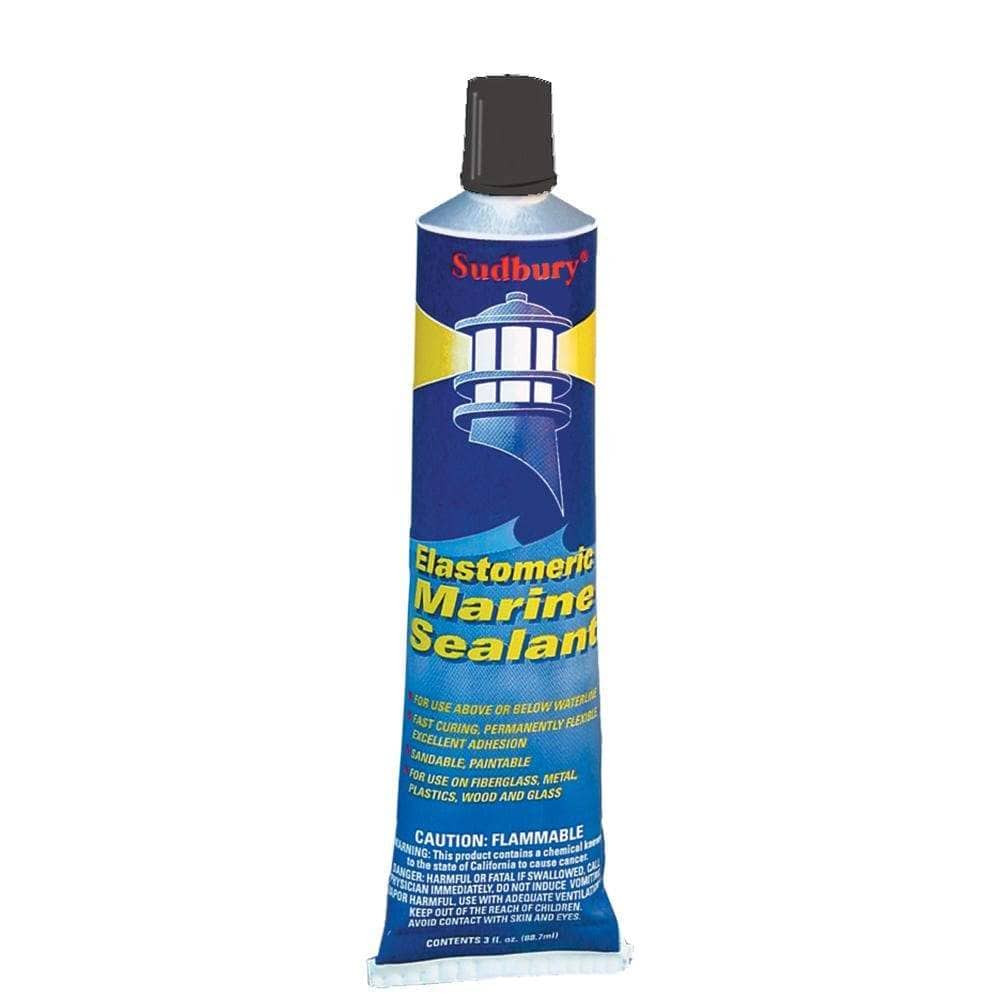 Sudbury Boat Care Hazardous Item - Not Qualified for Free Shipping Sudbury Boat Care Elastomeric Marine Sealant Black 3 oz #322