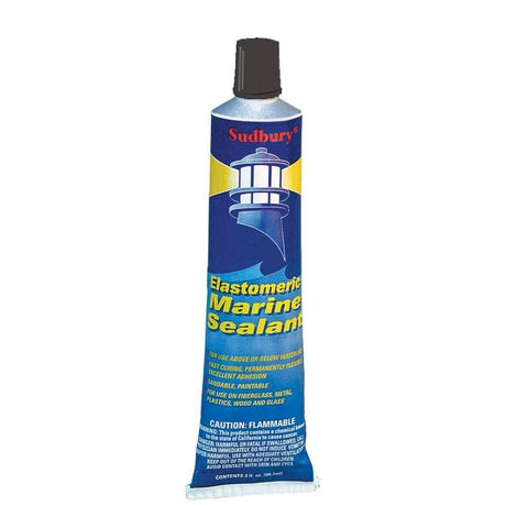 Sudbury Boat Care Hazardous Item - Not Qualified for Free Shipping Sudbury Boat Care Elastomeric Marine Sealant Black 3 oz #322