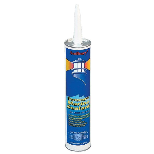 Sudbury Boat Care Hazardous Item - Not Qualified for Free Shipping Sudbury Boat Care Elastomeric Marine Sealant White 10 oz #300