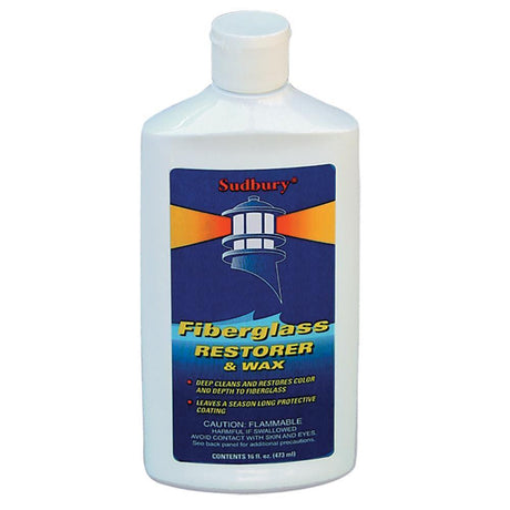 Sudbury Boat Care Qualifies for Free Shipping Sudbury Boat Care Fiberglass Restore & Wax 16 oz #413