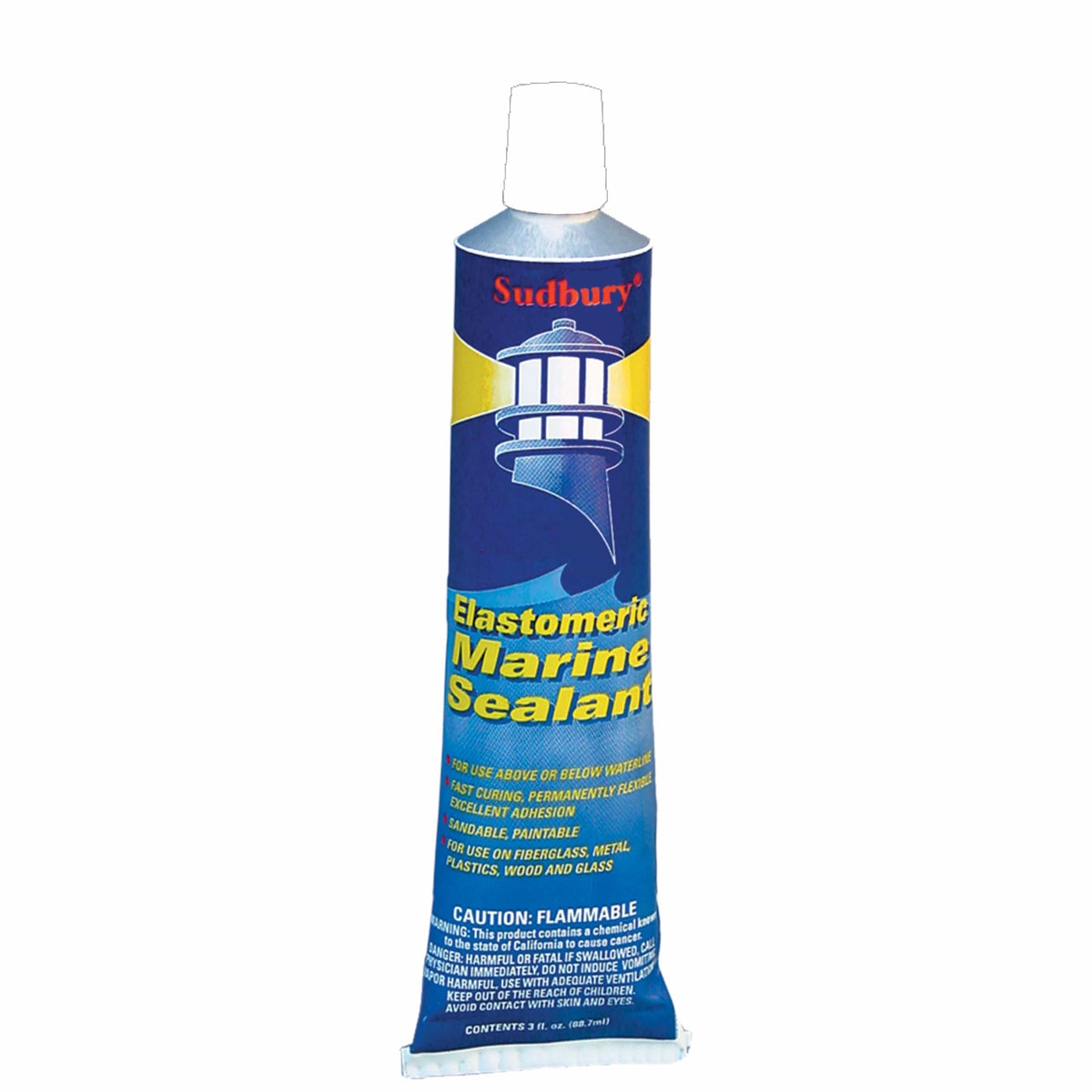 Sudbury Elastomeric Sealant 3 oz Fish White #328