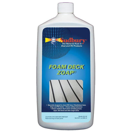 Sudbury Boat Care Qualifies for Free Shipping Sudbury Foam Deck Zoap Eva Foam Cleaner 32 oz #812-32