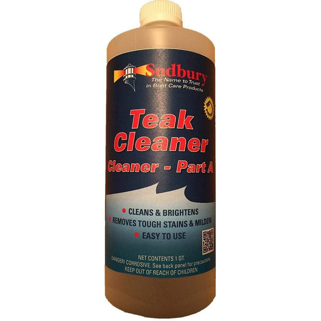 Sudbury Boat Care Qualifies for Free Shipping Sudbury Teak Cleaner Part A Quart #861Q