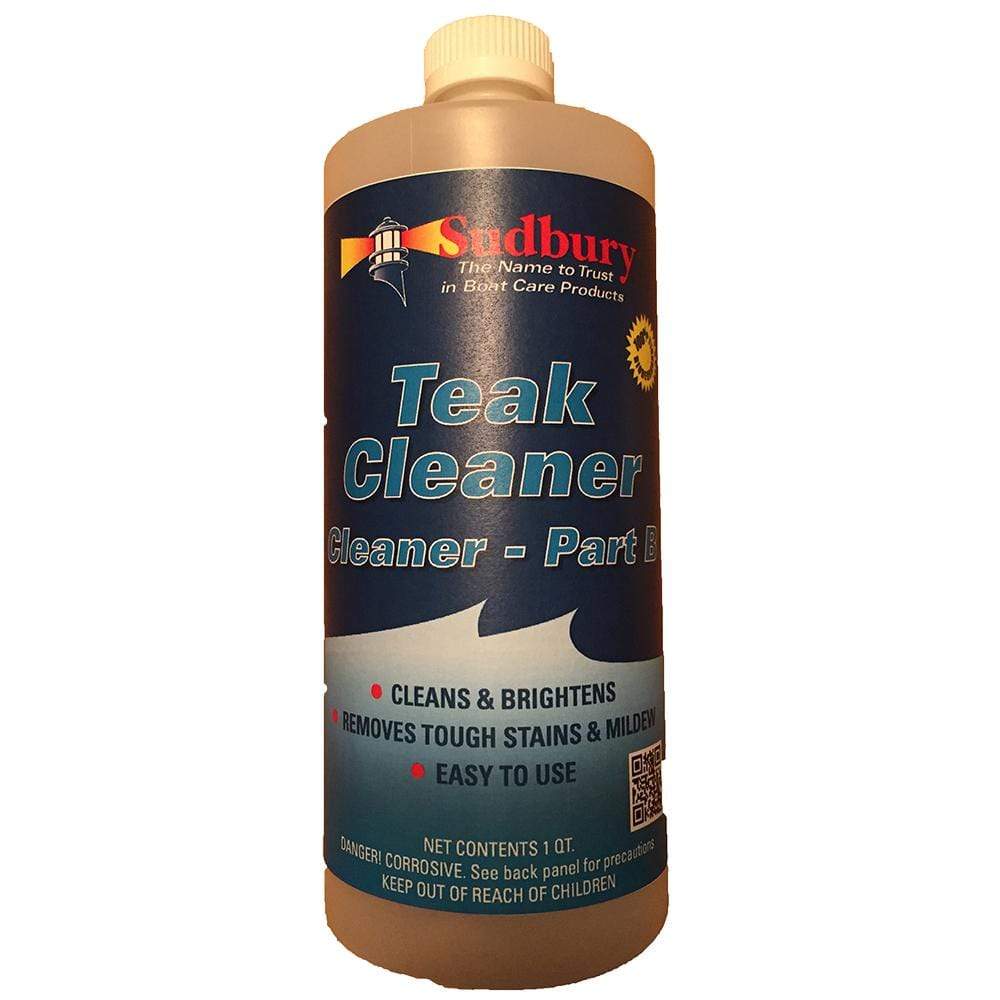 Sudbury Boat Care Qualifies for Free Shipping Sudbury Teak Cleaner Part B Quart #862Q