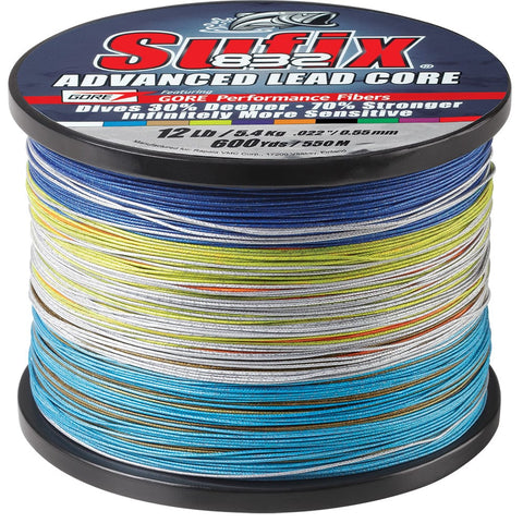 Sufix Qualifies for Free Shipping Sufix 832 Advanced Lead Core Metered 12 lb 600 Yards #658-312MC