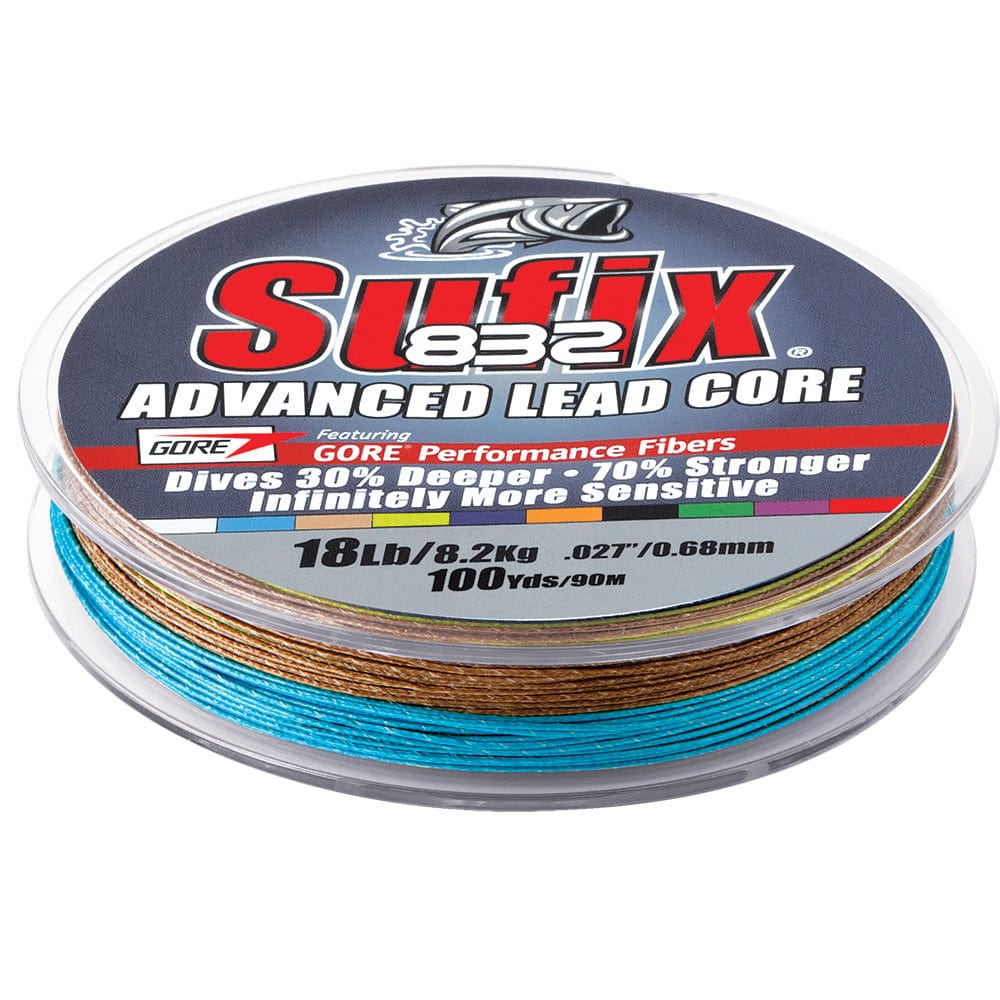 Sufix Qualifies for Free Shipping Sufix 832 Advanced Lead Core Metered 18 lb 100 Yards #658-118MC