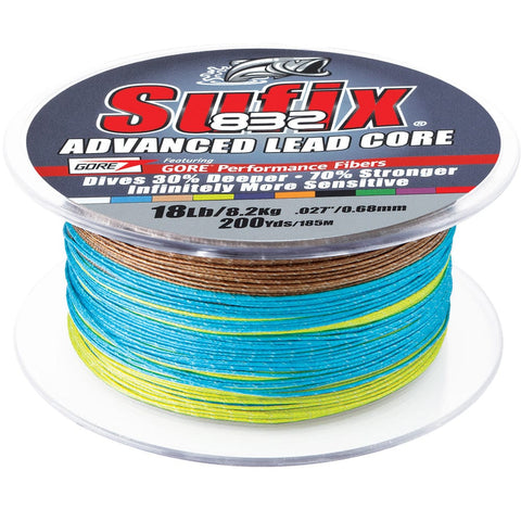 Sufix Qualifies for Free Shipping Sufix 832 Advanced Lead Core Metered 18 lb 200 Yards #658-218MC