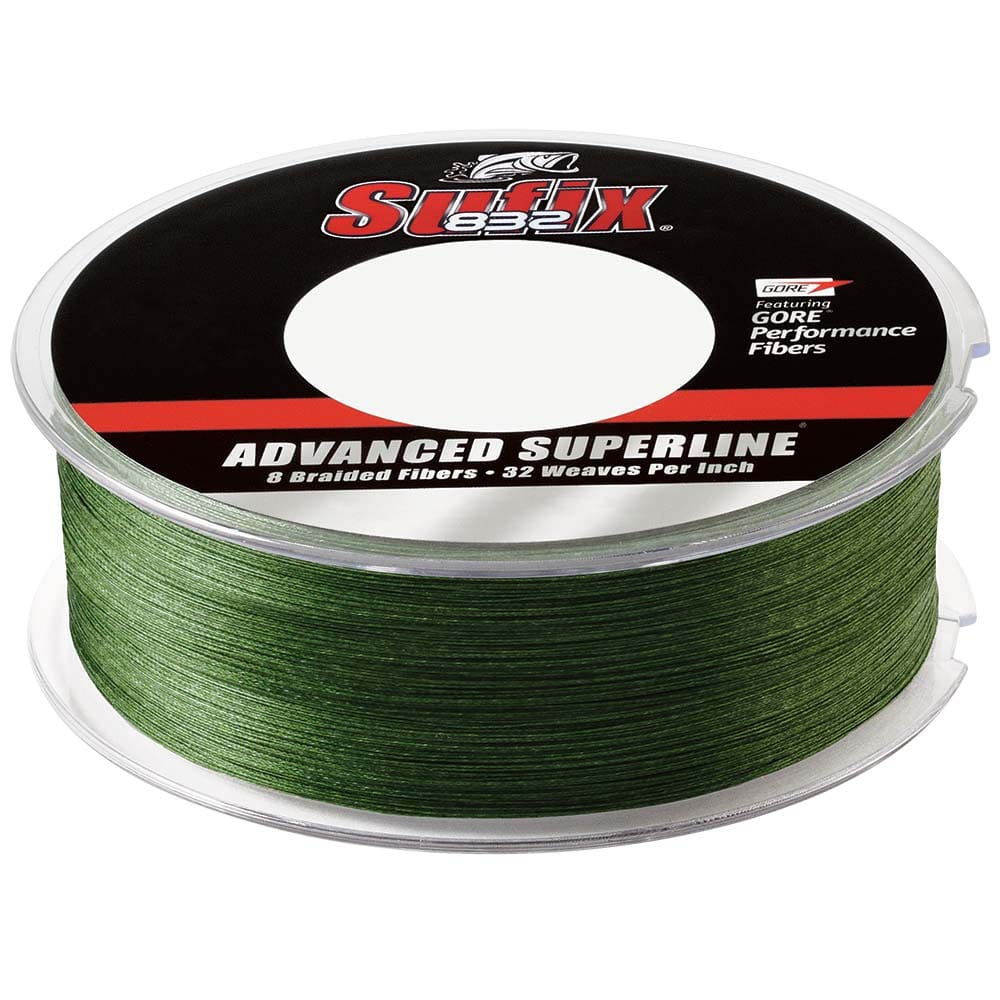 Sufix Qualifies for Free Shipping Sufix 832 Braid 15 lb Low-Vis Green 600 Yards #660-215G