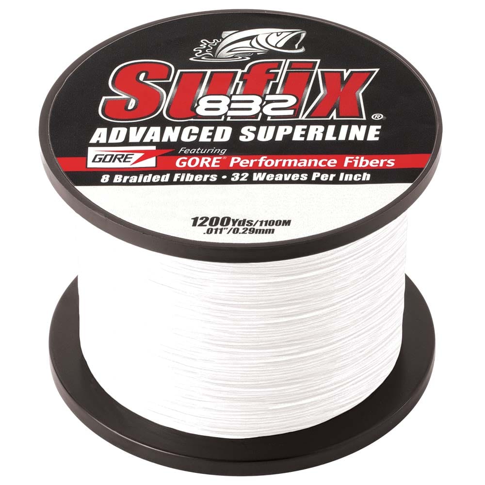 Sufix Qualifies for Free Shipping Sufix 832 Braid 30 lb Ghost 1200 Yards #660-330GH
