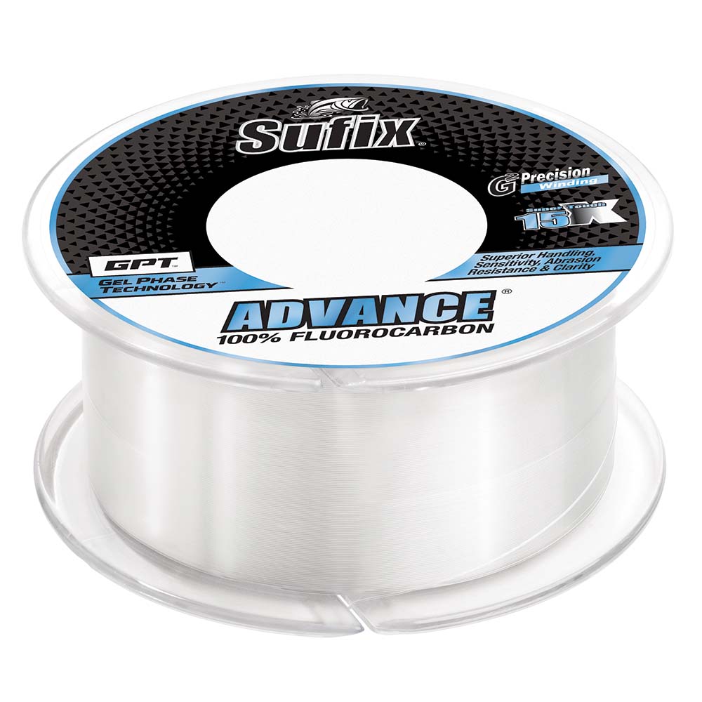 Sufix Qualifies for Free Shipping Sufix Advance Fluorocarbon 14 lb Clear 200 Yards #679-014C