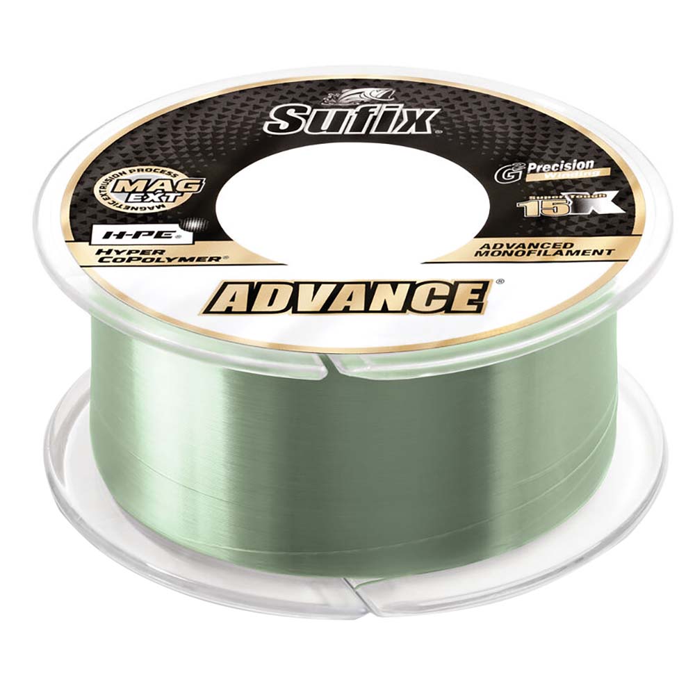 Sufix Qualifies for Free Shipping Sufix Advance Monofilament 10 lb Low-Vis Green 330 Yards #604-110G