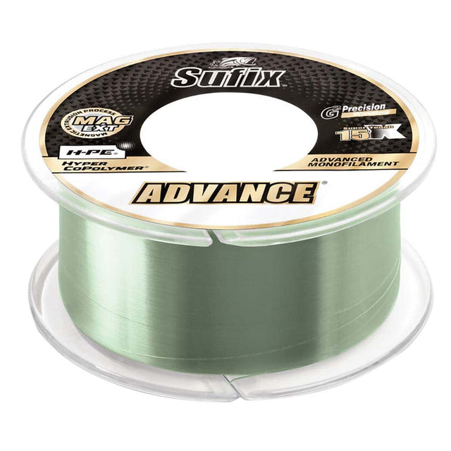 Sufix Qualifies for Free Shipping Sufix Advance Monofilament 10lb Low-Vis Green 1200 Yards #604-1010G