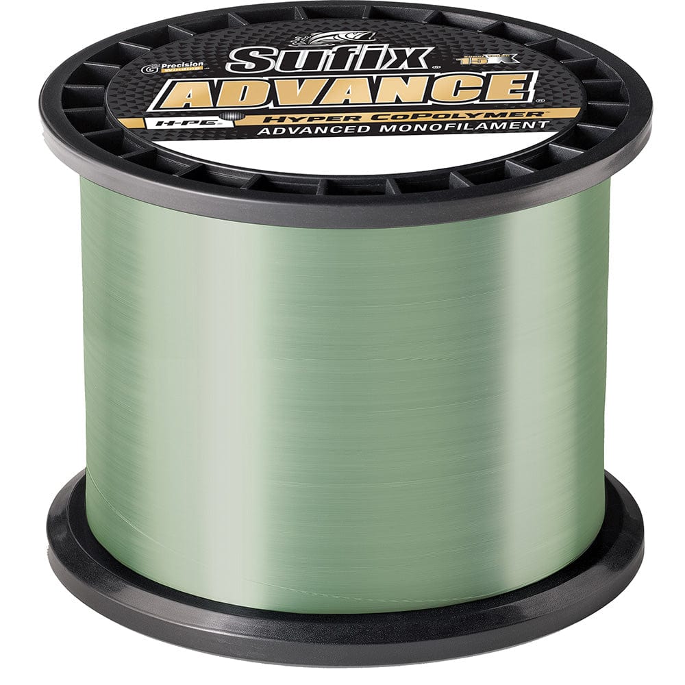 Sufix Qualifies for Free Shipping Sufix Advance Monofilament 12 lb Low-Vis Green 1200 Yards #604-1012G