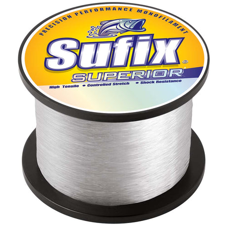 Sufix Qualifies for Free Shipping Sufix Superior 50 lb 2405 Yards Clear Monofilament #647-550