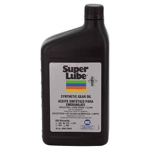 Super Lube 1 Quart Synthetic Gear Oil ISO 220 #54200