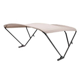 SureShade Not Qualified for Free Shipping Sureshade Power Bimini Black Anodized Frame Beige Fabric #2020000305