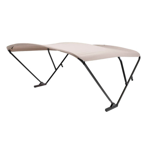 SureShade Not Qualified for Free Shipping Sureshade Power Bimini Black Anodized Frame Beige Fabric #2020000305