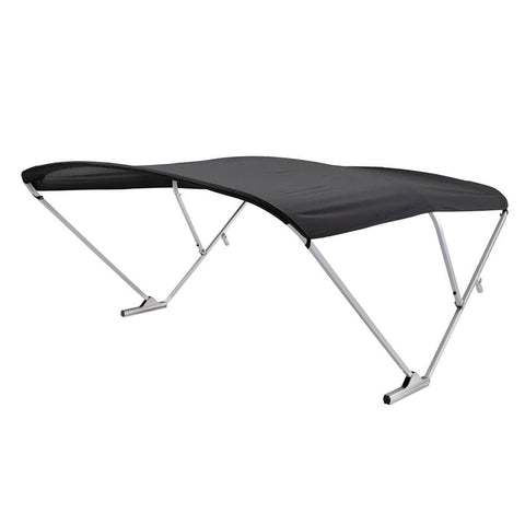 SureShade Not Qualified for Free Shipping Sureshade Power Bimini Clear Anodized Frame Black Fabric #2020000297