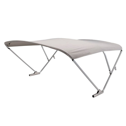 SureShade Not Qualified for Free Shipping Sureshade Power Bimini Clear Anodized Frame Gray Fabric #2020000300
