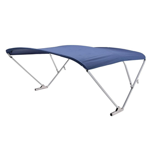 SureShade Not Qualified for Free Shipping Sureshade Power Bimini Clear Anodized Frame Navy Fabric #2020000301