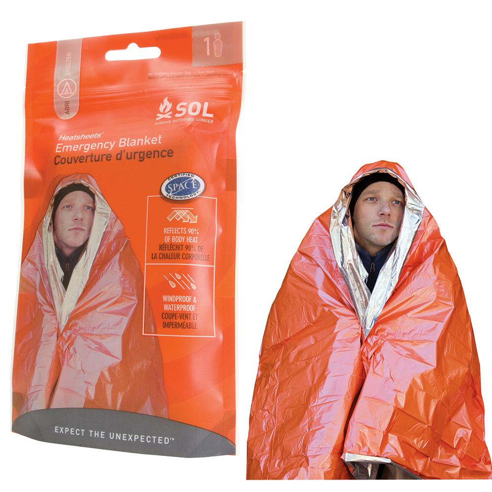 S.O.L. Survive Outdoors Longer Qualifies for Free Shipping Survive Outdoor Longer Emergency Blanket #0140-1222