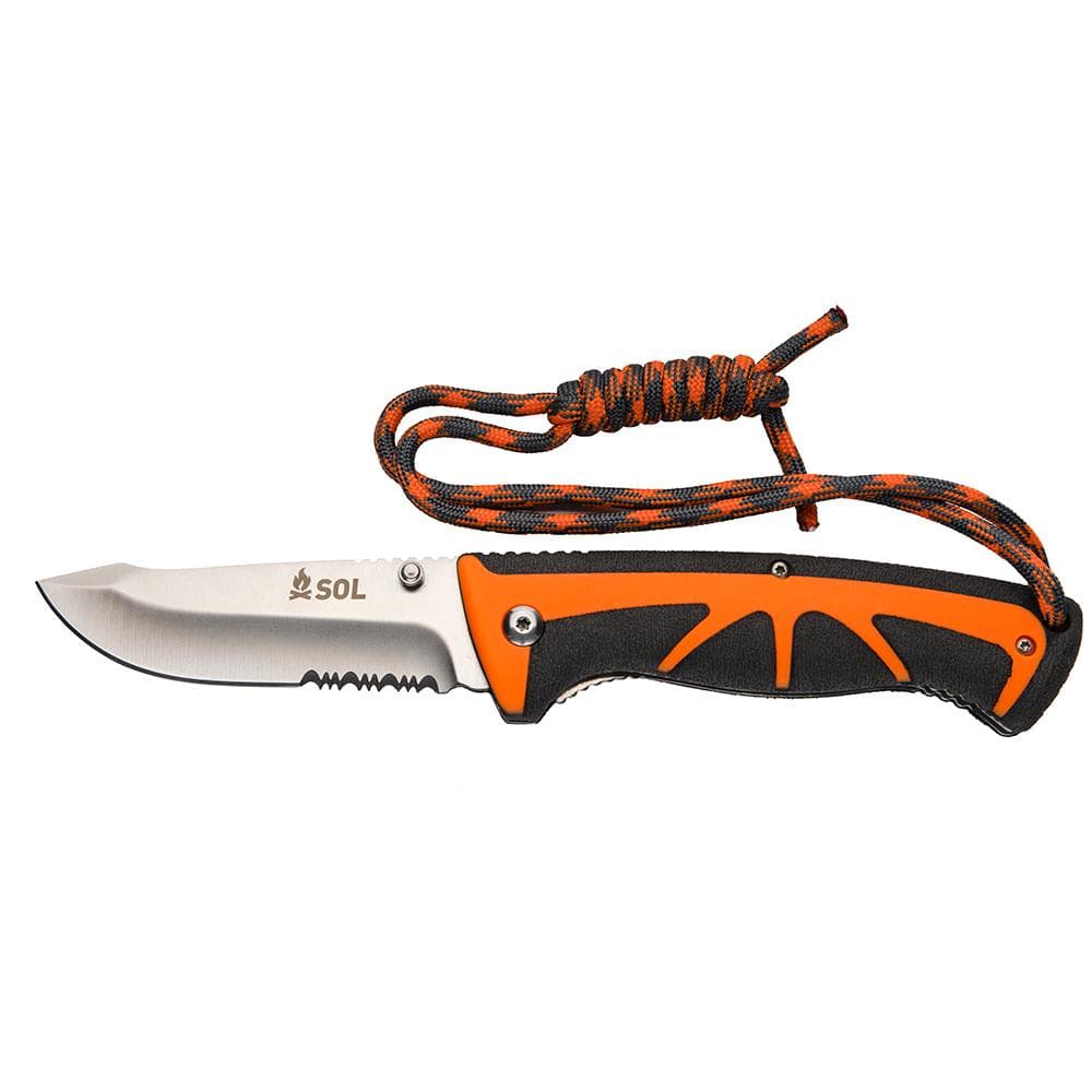 S.O.L. Survive Outdoors Longer Qualifies for Free Shipping Survive Outdoor Longer Stoke Folding Knife #0140-1022