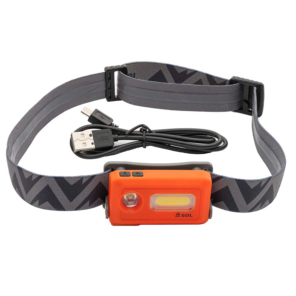 S.O.L. Survive Outdoors Longer Qualifies for Free Shipping Survive Outdoor Longer Venture Headlamp Recahrgable #0140-1303