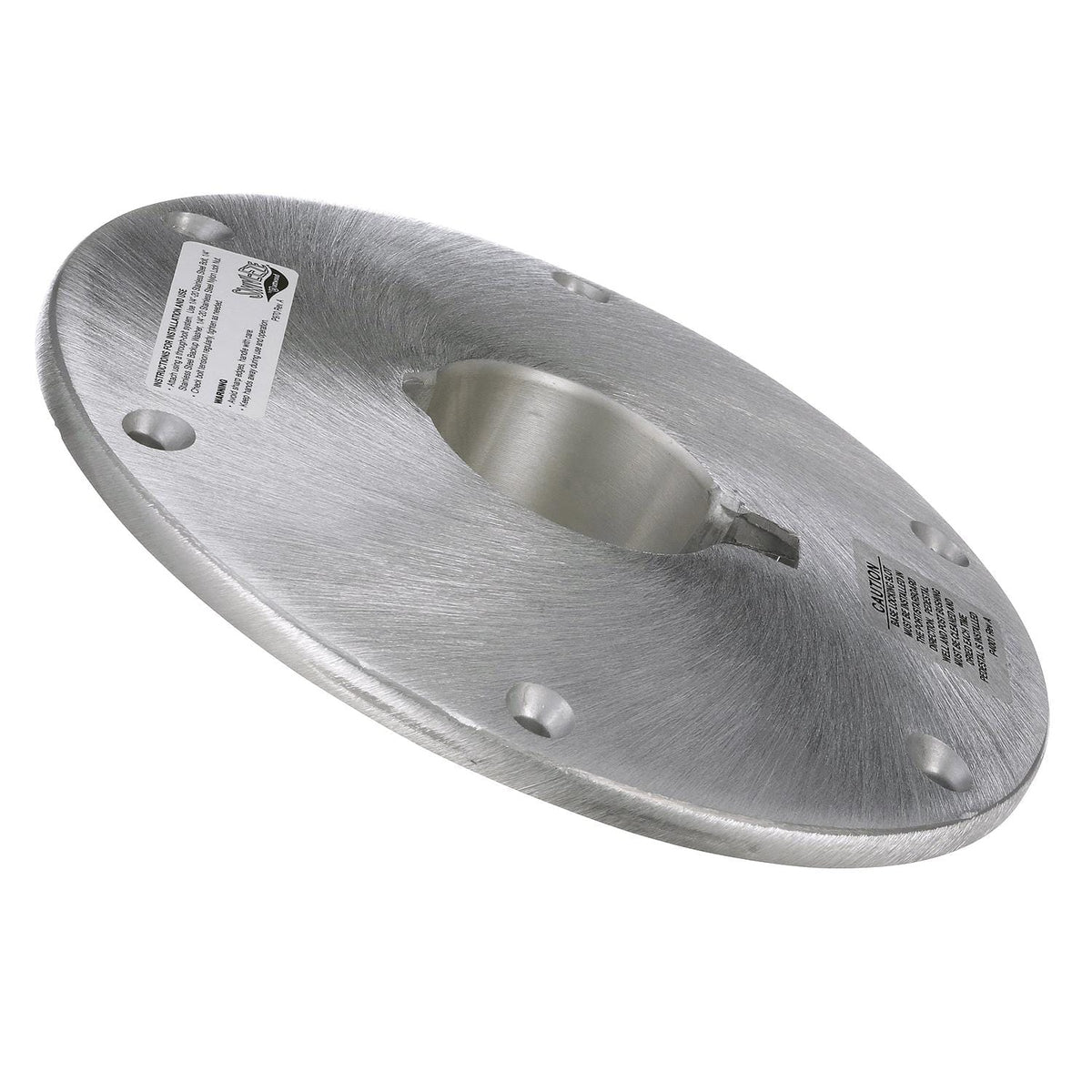 Swivl-Eze Qualifies for Free Shipping Swivl-Eze Base Plate Aluminum Satin Finish 9" Round #SP-68914