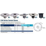 Swivl-Eze Qualifies for Free Shipping Swivl-Eze Socket Splash Guard Plastic 238-Series Pedestals #238300-1