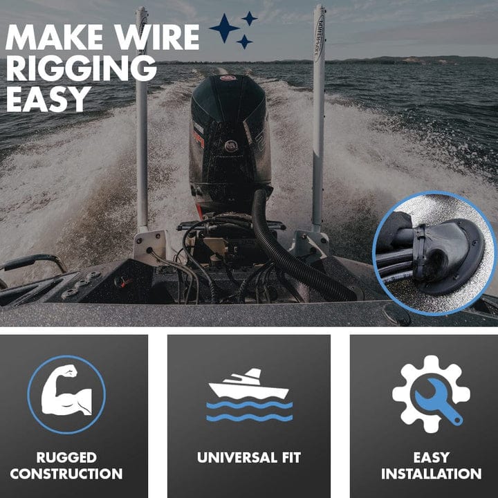 T-H Marine Qualifies for Free Shipping T-H Marine 3" Splashwell Cable Boot Black Bulk #CB-1