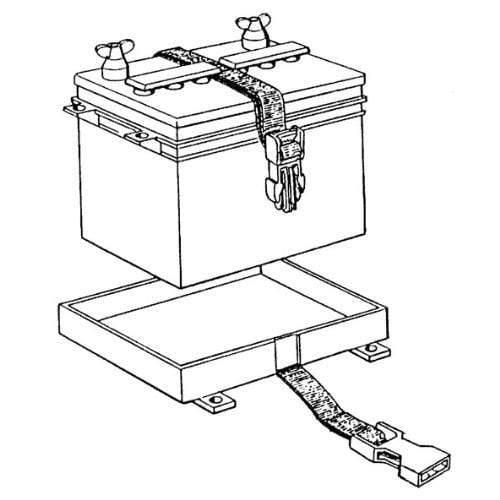 T-H Marine Qualifies for Free Shipping T-H Marine Battery Strap #BS-1-DP