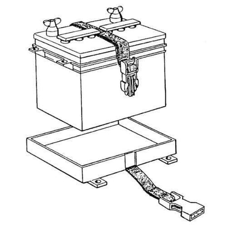T-H Marine Qualifies for Free Shipping T-H Marine Battery Strap #BS-1-DP