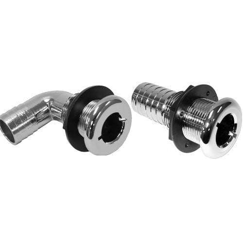 T-H Marine Qualifies for Free Shipping T-H Marine Thru-Hull Connector 1-1/2" Chrome #TH-1500CP-DP