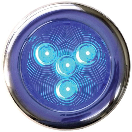 T-H Marine Qualifies for Free Shipping T-H MarineStainless LED Puck Light 4" Blue #LED-51832-DP