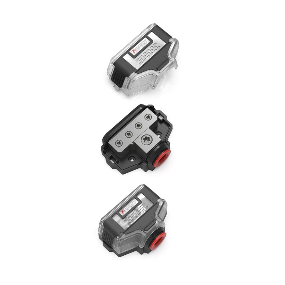 T-Spec Qualifies for Free Shipping T-Spec 4-Position Distribution Block with Cover #VDB4