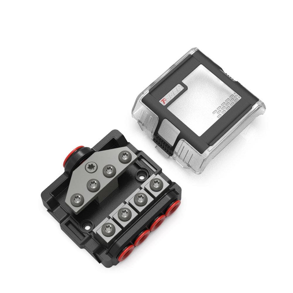 T-Spec Qualifies for Free Shipping T-Spec Manl 4-Position Distribution Block with Cover #VFDB4