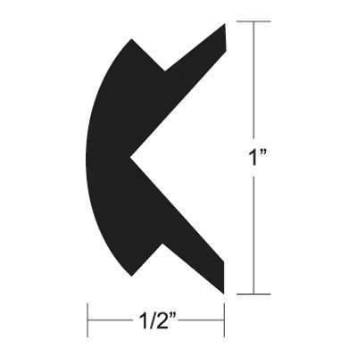 Taco Metals Qualifies for Free Shipping Taco 1" White Flex Insert 70' #V12-0303WHC70-1
