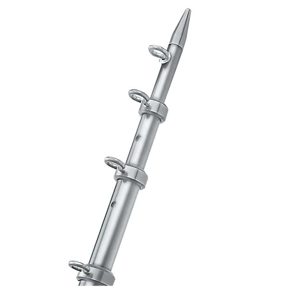 Taco Metals Qualifies for Free Shipping Taco 12' Silver/Silver 1-1/8" Center Rigger Pole #OC-0432VEL116