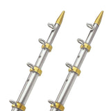 Taco Metals Qualifies for Free Shipping Taco 15' Silver Gold 1-1/8" Outrigger Poles #OT-0441VEL15