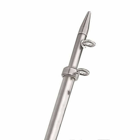 Taco Metals Qualifies for Free Shipping Taco 15' Silver/Silver 1-1/8" Outrigger Poles #OT-0442VEL15