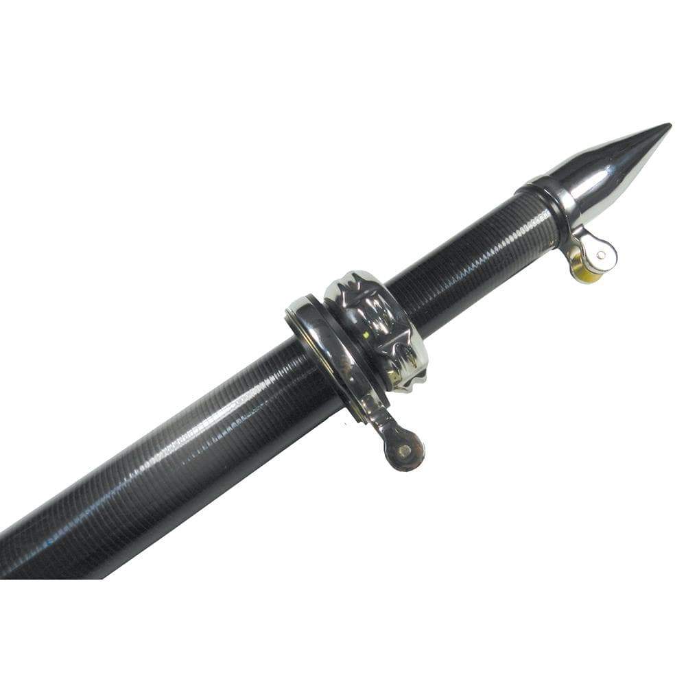 Taco Metals Oversized - Not Qualified for Free Shipping Taco 16' Carbon Fiber Center Rigger Pole Black #OT-2160CF