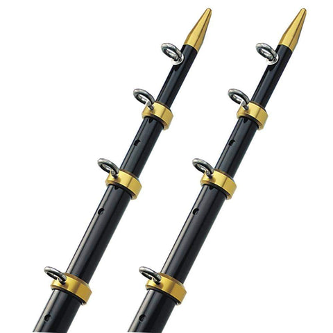 Taco Metals Qualifies for Free Shipping Taco 18 Outrigger HD 1-1/2" Butt End D Black/Gold #OT-0551BKA186