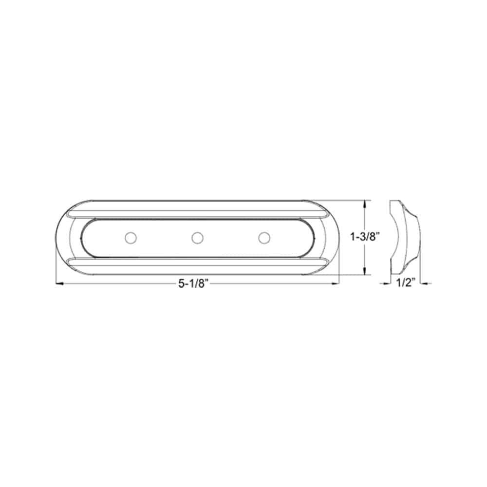 Taco Metals Qualifies for Free Shipping Taco 4-LED Deck Light Flat Mount White Housing #F38-8800W-1