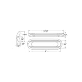 Taco Metals Qualifies for Free Shipping Taco 4 LED Deck Light Pipe Mount Aluminum Housing #F38-8800BXZ-W-1