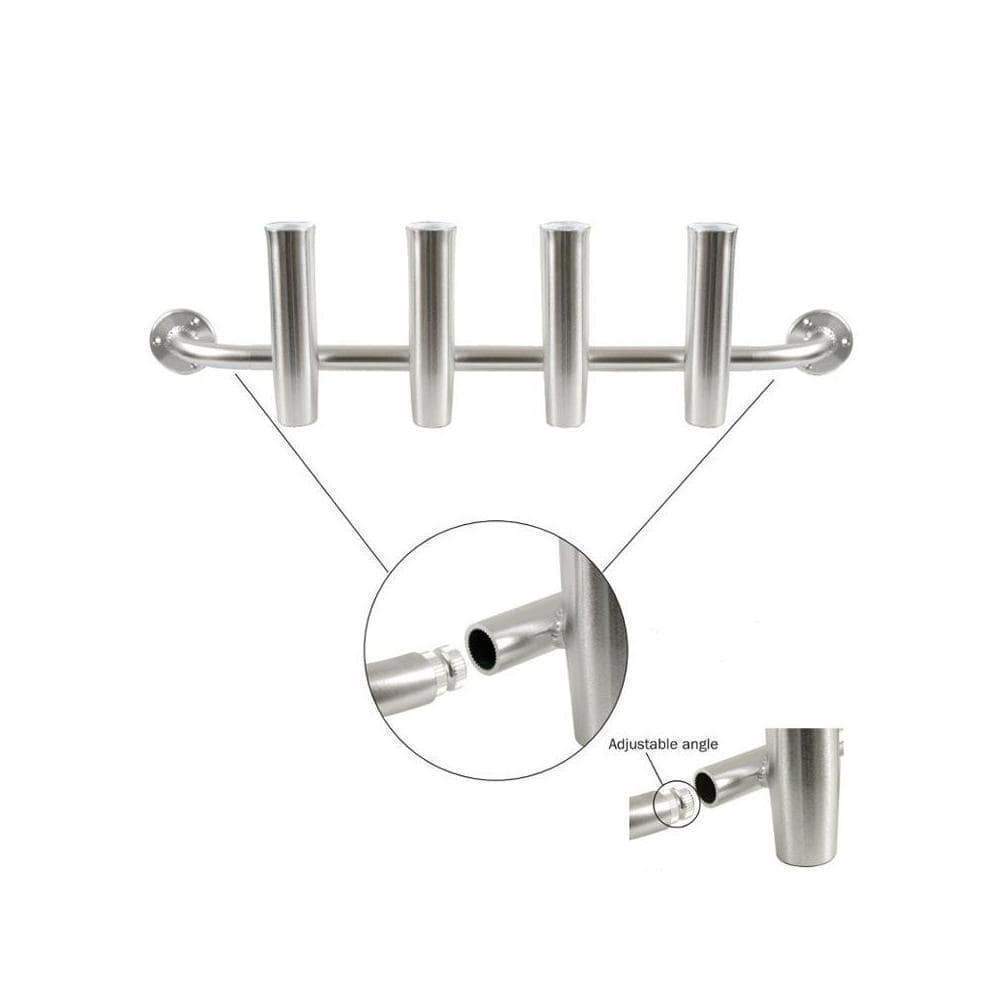 Taco Metals Qualifies for Free Shipping Taco 4-Rod Transom-Mount Rod Rack #F31-3504BSA-1
