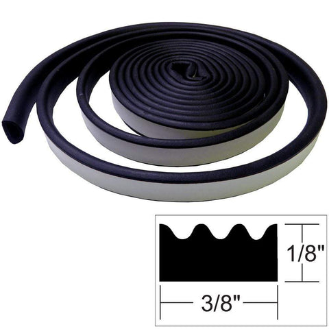 Taco Metals Qualifies for Free Shipping Taco Black Neoprene Seal 3/8" x 10' #V30-0113B10-1